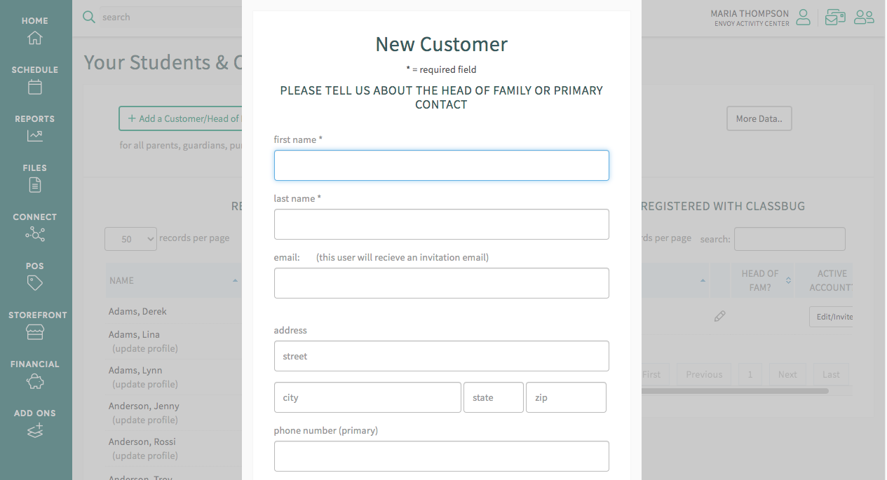 Sample form